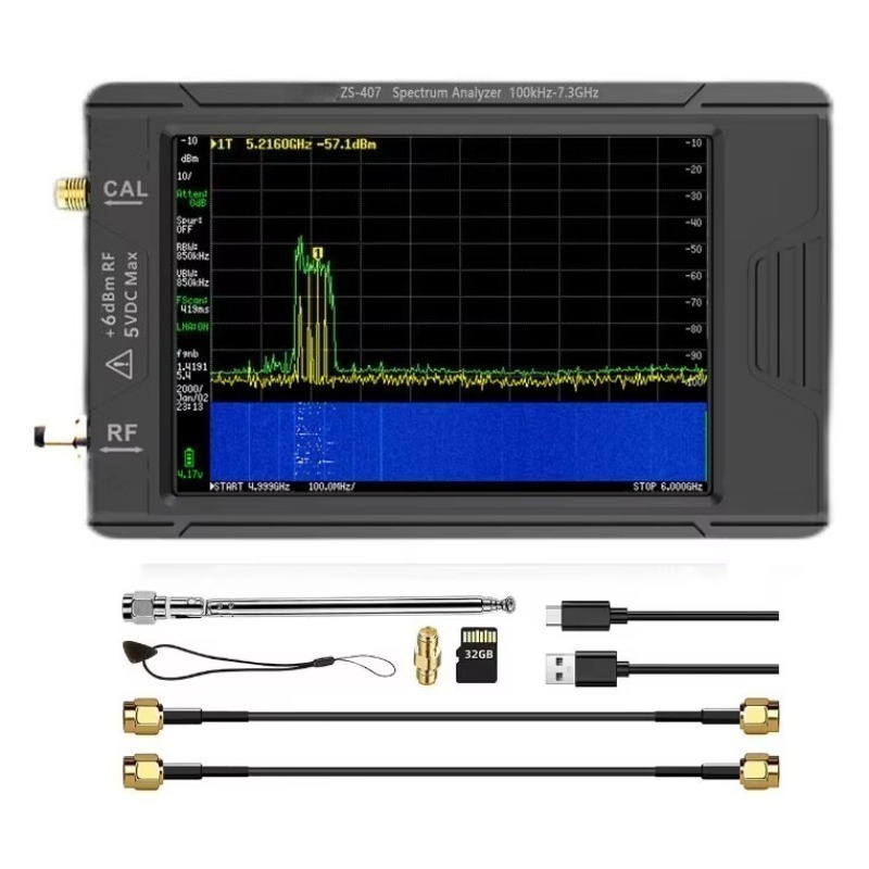 Signal Generator Spectrum Analyzer - Analyseur de spectre portable ZS-406/ZS-407 avec