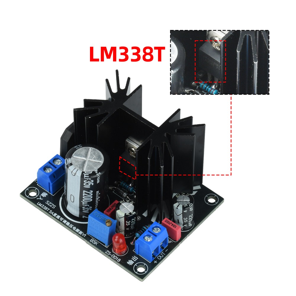 Linear Lab Power Supply Adjustable - Module régulateur de tension linéaire réglable