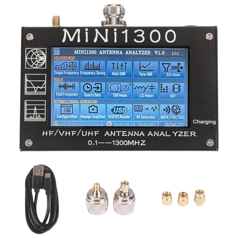 Signal Generator Spectrum Analyzer - ABUI-Mini1300 Analyseur de réseau vectoriel 4,3