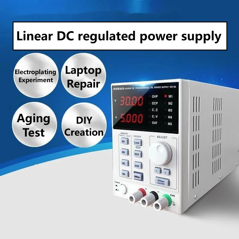 Programmable Dc Power Supply 30V 10A - Alimentation électrique linéaire régulée DC 30V