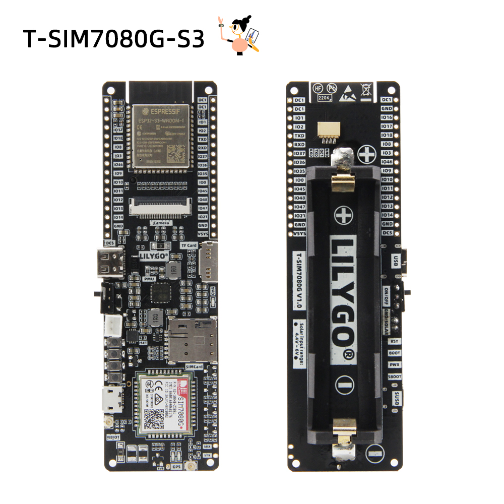 Esp32 S3 Development Board Lot - LILYGO® T-SIM7080-S3 ESP32-S3 Développement Conseil Cat-M