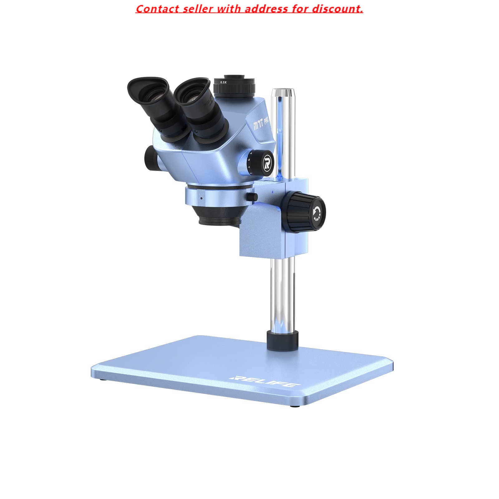 Stereo Trinocular Microscope Pcb - RELIFE RL-M7T Pro-B11 Microscope trinoculaire stéréo