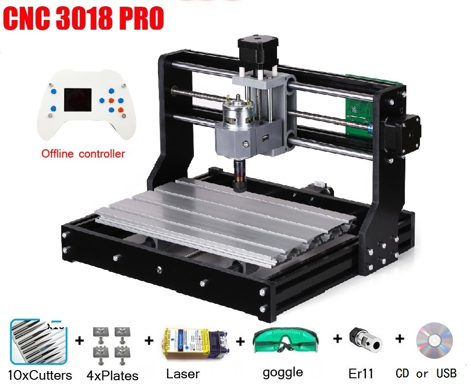 Mini Laser Engraver Cnc Router - Graveur laser CNC 3018 PRO, machine