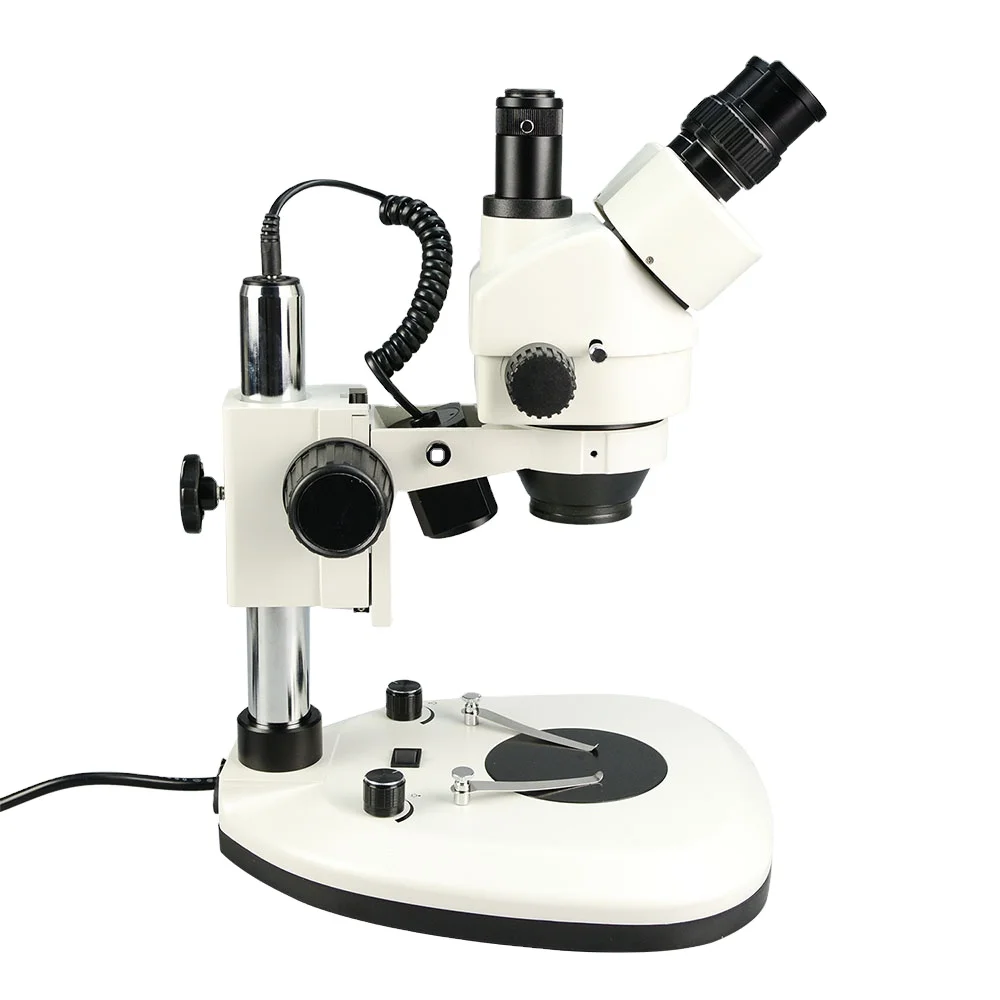 Stereo Trinocular Microscope Pcb - Microscope trinoculaire industriel optique 7x-45x, microscope