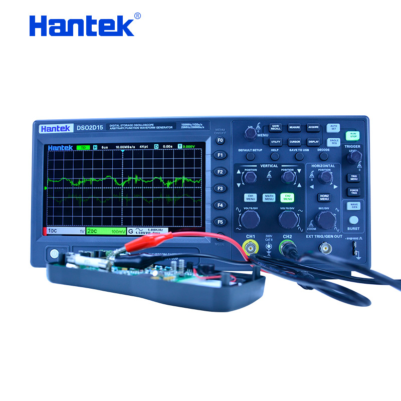 Digital Storage Oscilloscope 100Mhz - Oscilloscope numérique portable Hantek DSO2C10 2C15