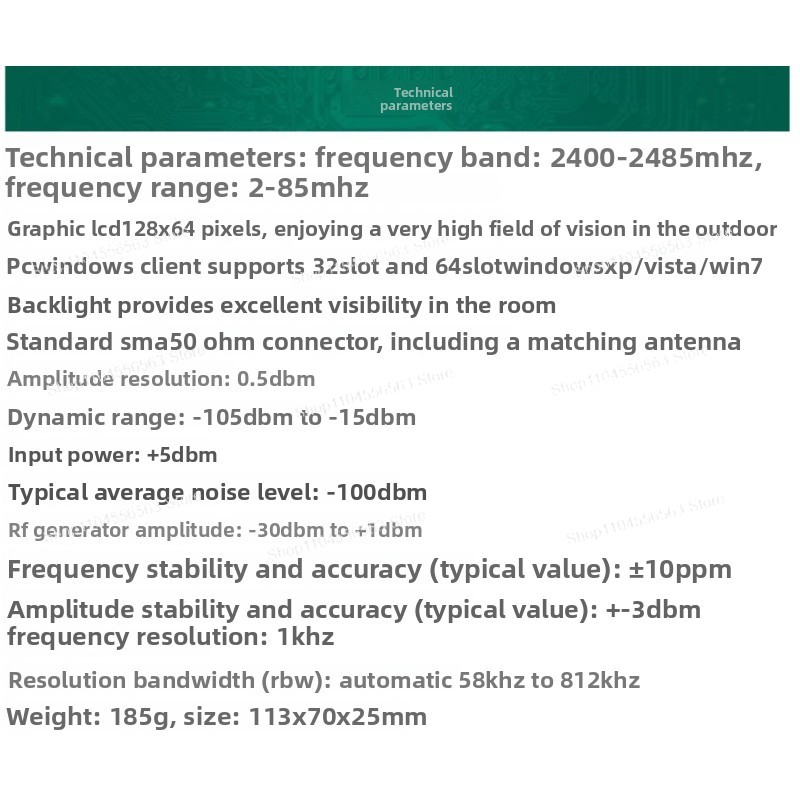Signal Generator Spectrum Analyzer - Générateur de signaux RF Explorer portatif