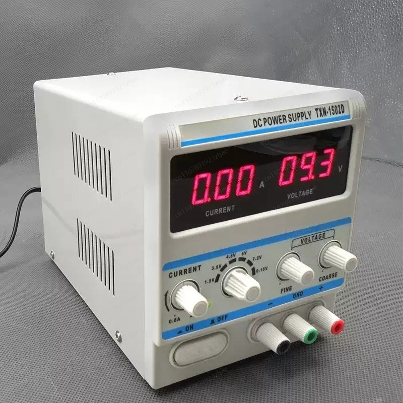 Linear Lab Power Supply Adjustable - Alimentation linéaire réglable TXN‑1502D, 15V 2A