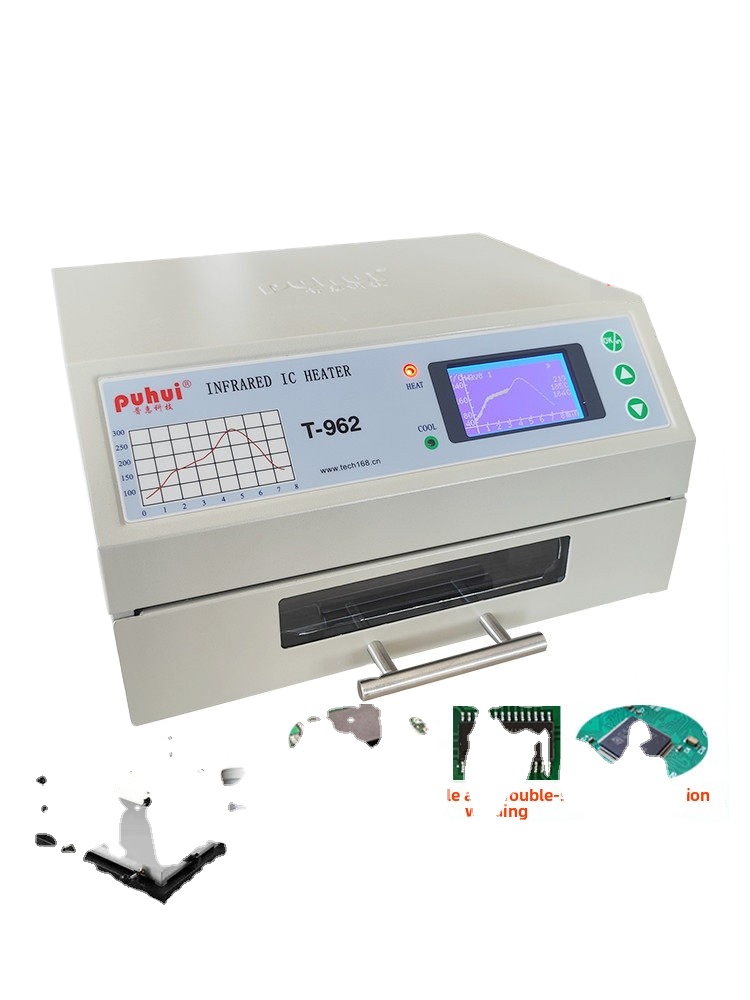 Reflow Oven Pcb T962 - Four à refusion infrarouge économique Puhui