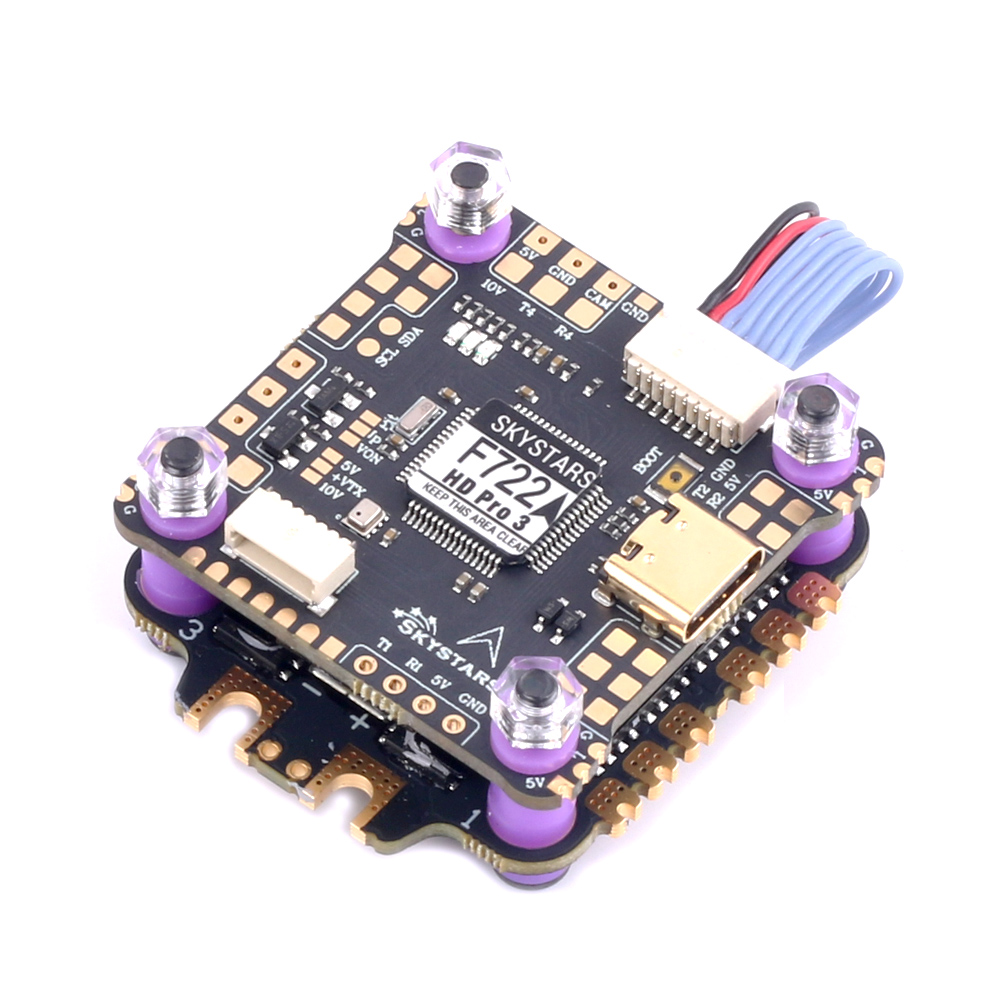 Fpv Flight Controller F7 Stack 60A - SKYSTARS F7 contrôleur de vol et