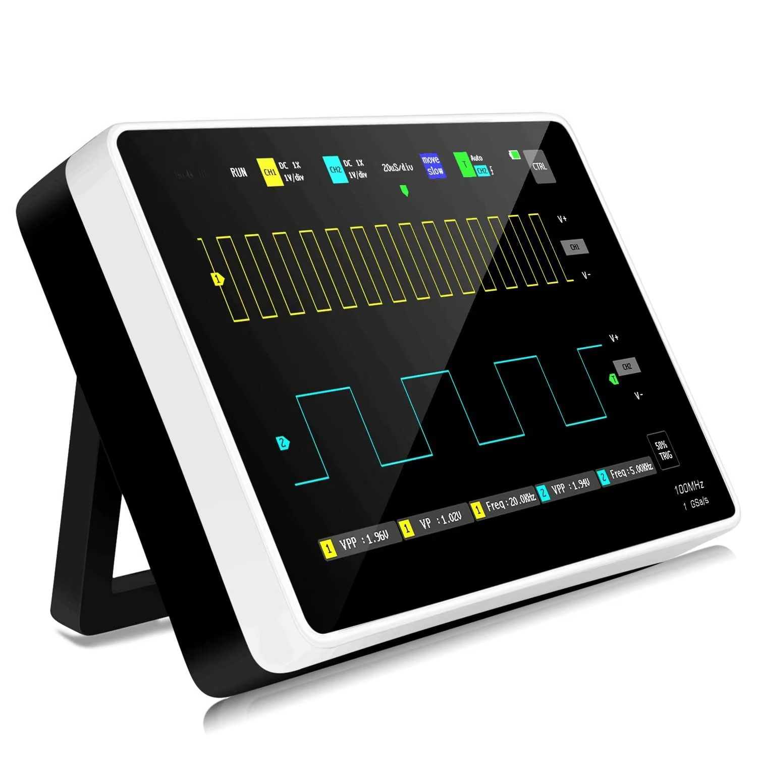 Digital Storage Oscilloscope 100Mhz - Kit d'oscilloscope numérique portable à 2