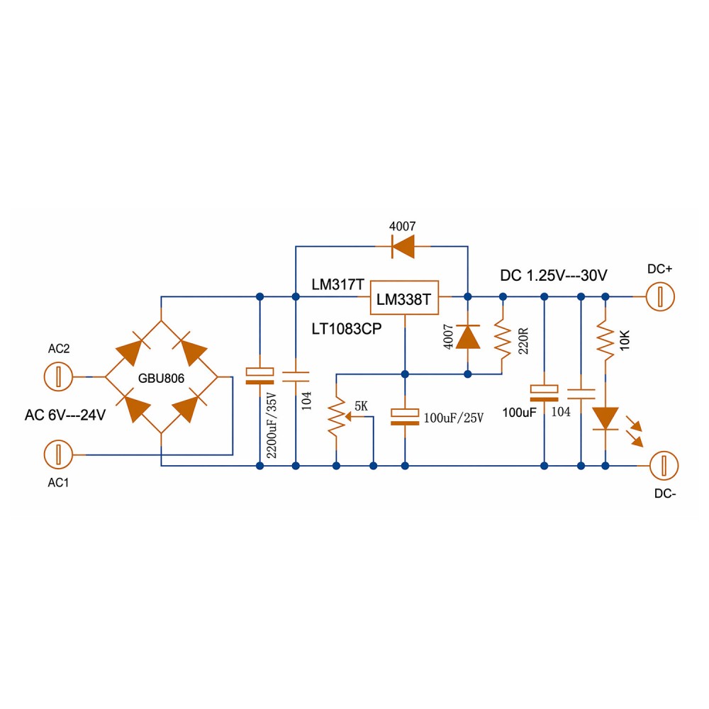 Module régulateur de tension l - Linear Lab Power Supply Adjustable avis et prix