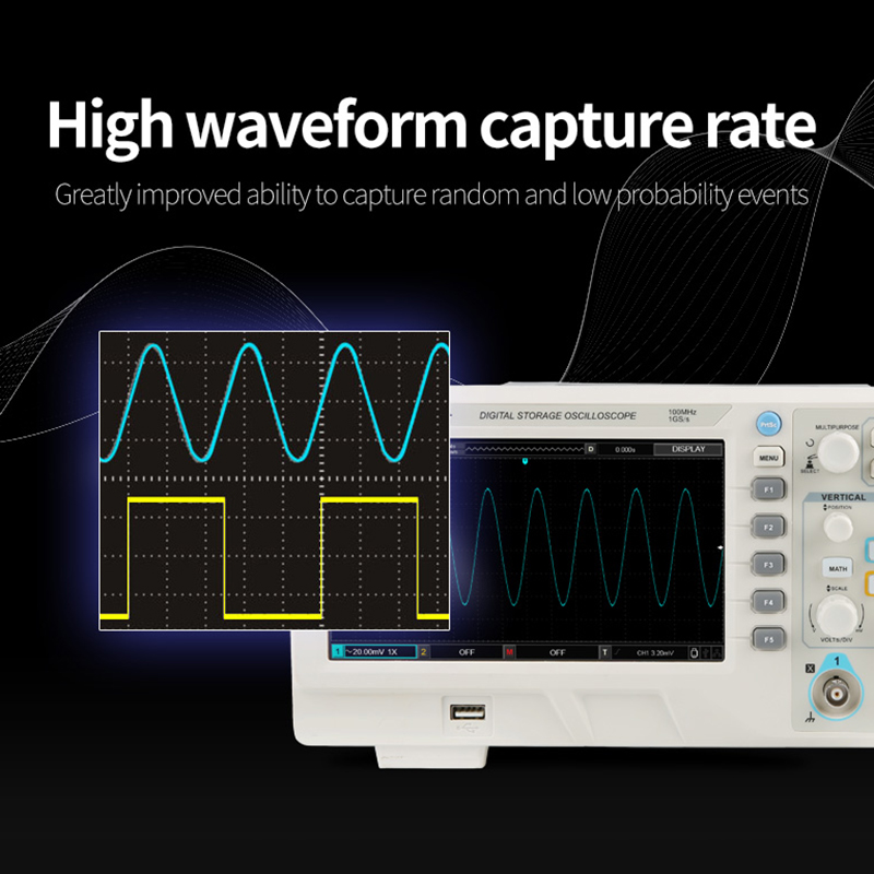 Oscilloscope de stockage numér - Digital Storage Oscilloscope 100Mhz avis et prix