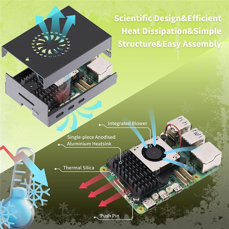 Kit de démarrage AS95-For Iras - Raspberry Pi 5 8Gb Kit avis et prix
