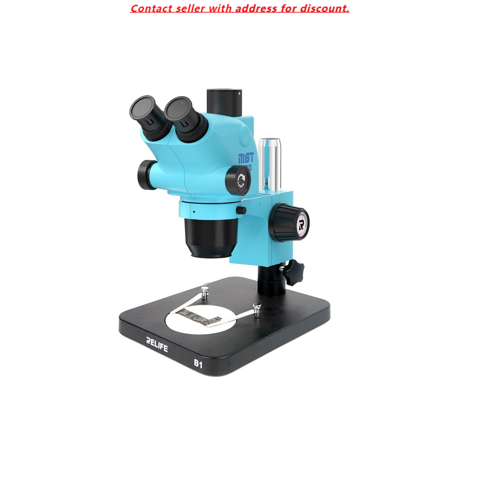 RELIFE RL-M6T Pro-B1 Microscop - Stereo Trinocular Microscope Pcb avis et prix