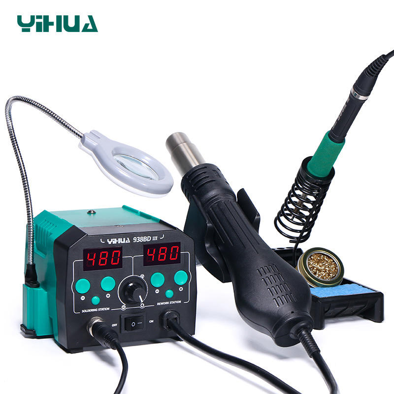 YIHUA 938BD-III 775W Station d - Hot Air Rework Station T12 avis et prix