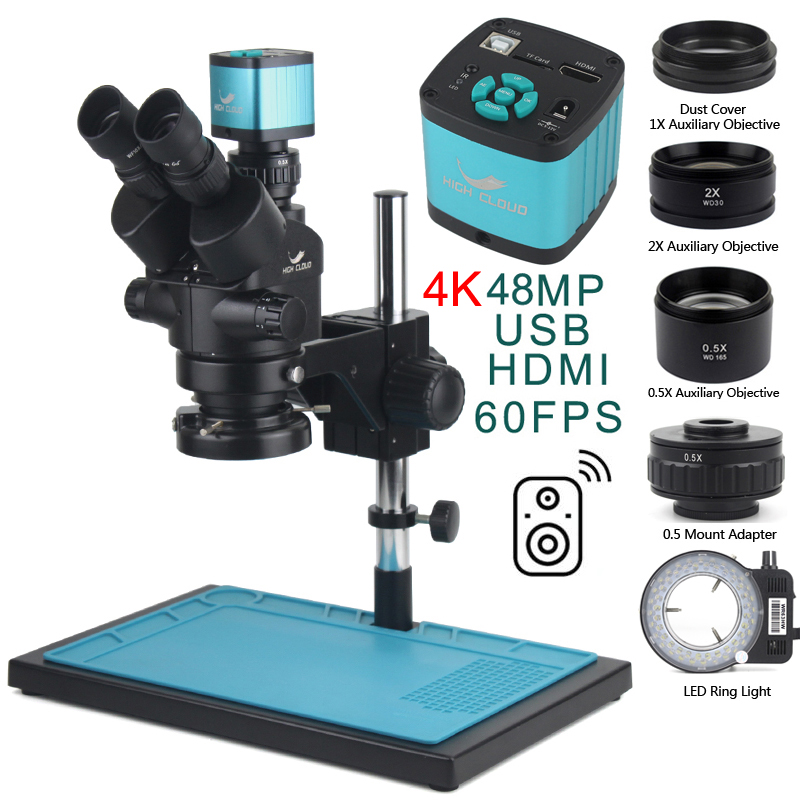 Microscope trinoculaire stéréo - Stereo Trinocular Microscope Pcb avis et prix