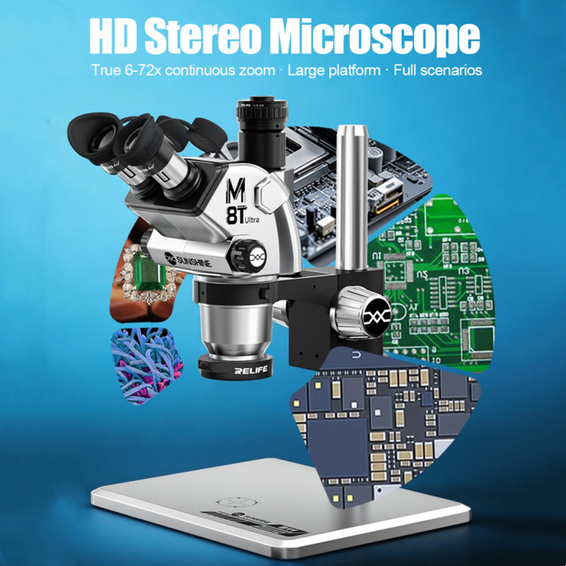 Microscope stéréoscopique trin - Stereo Trinocular Microscope Pcb avis et prix