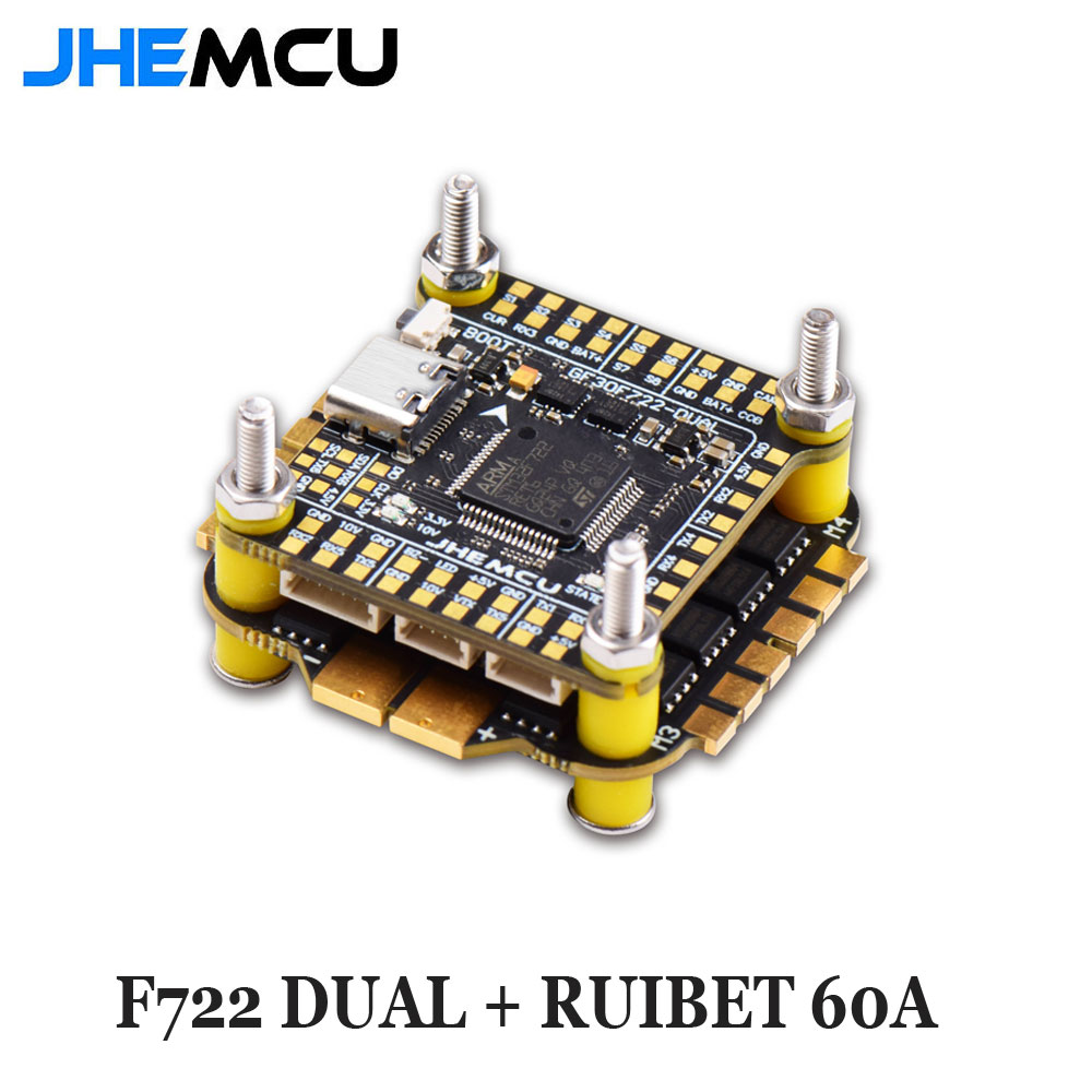 Jhemcu F7 pile F722 double con - Fpv Flight Controller F7 Stack 60A avis et prix