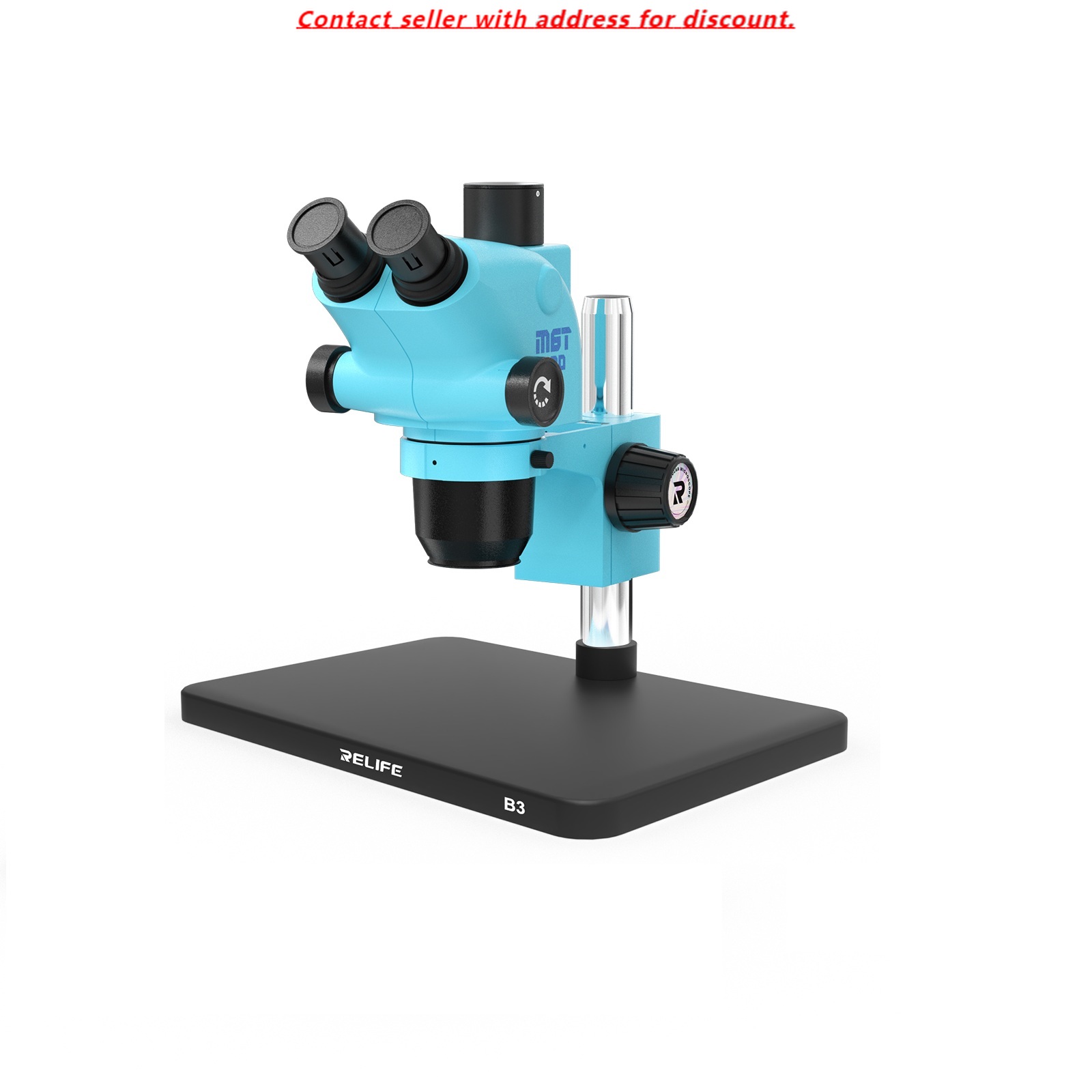 RELIFE RL-M6T Pro-B3 Microscop - Stereo Trinocular Microscope Pcb avis et prix