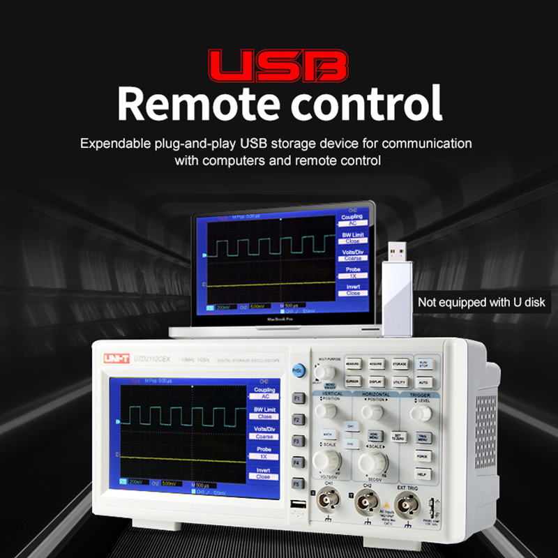 Oscilloscope numérique UNI-T U - Digital Storage Oscilloscope 100Mhz avis et prix