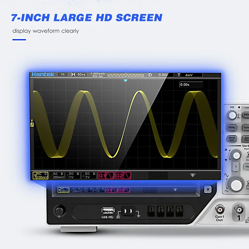 Hantek Dpo6104b Oscilloscope d - Digital Storage Oscilloscope 100Mhz avis et prix
