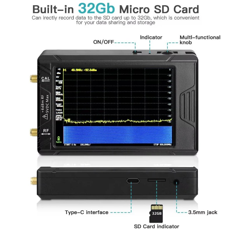 Nouvel analyseur de spectre mi - Signal Generator Spectrum Analyzer avis et prix