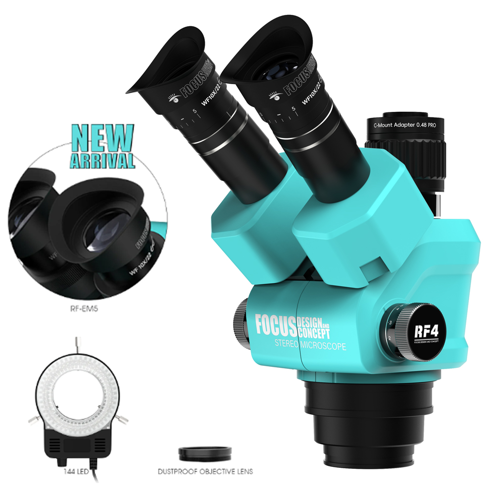 Le Microscope trinoculaire RF4 - Stereo Trinocular Microscope Pcb avis et prix