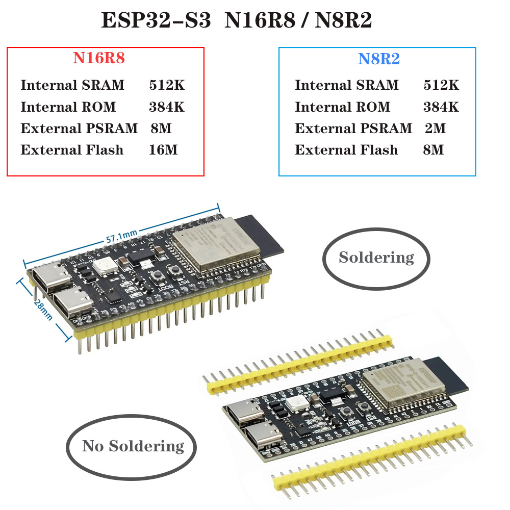 Cartes de développement ESP32- - Esp32 S3 Development Board Lot avis et prix
