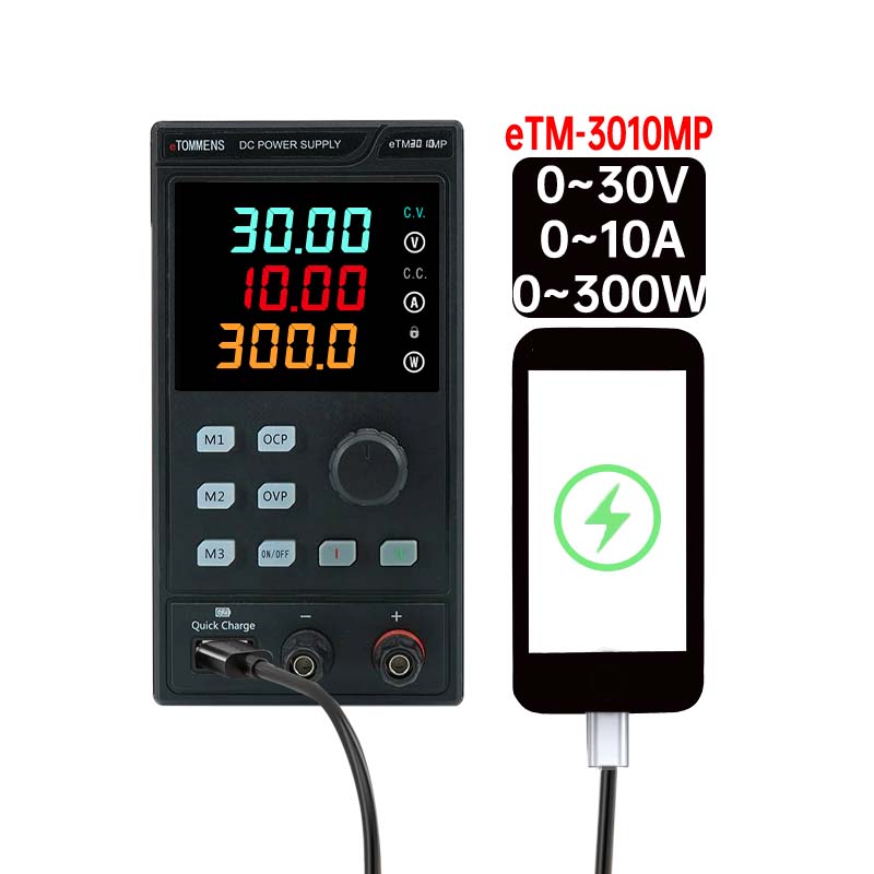 ETOMMENS 30V 10A 300W ETM-3010 - Programmable Dc Power Supply 30V 10A avis et prix