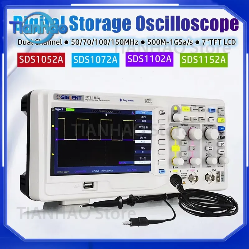 Oscilloscope numérique pour SI - Digital Storage Oscilloscope 100Mhz avis et prix