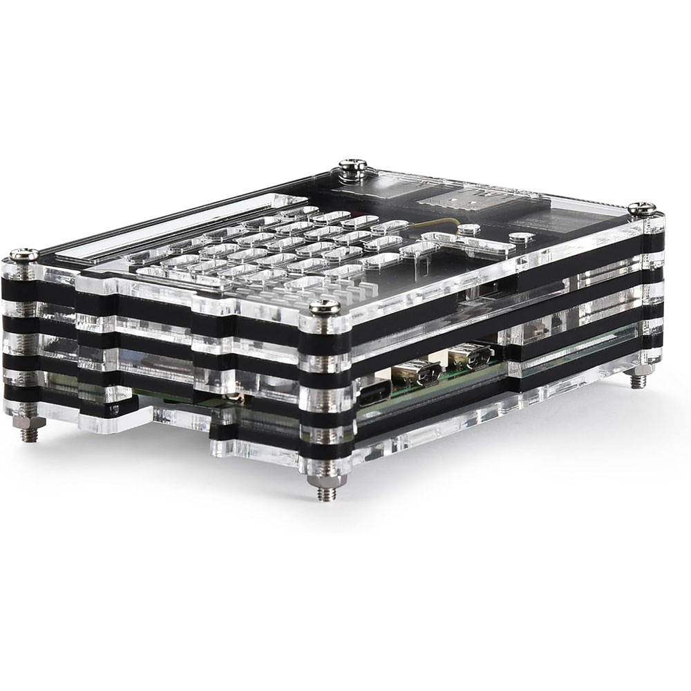 Boîtier en acrylique avec refr - Raspberry Pi 5 8Gb Kit avis et prix